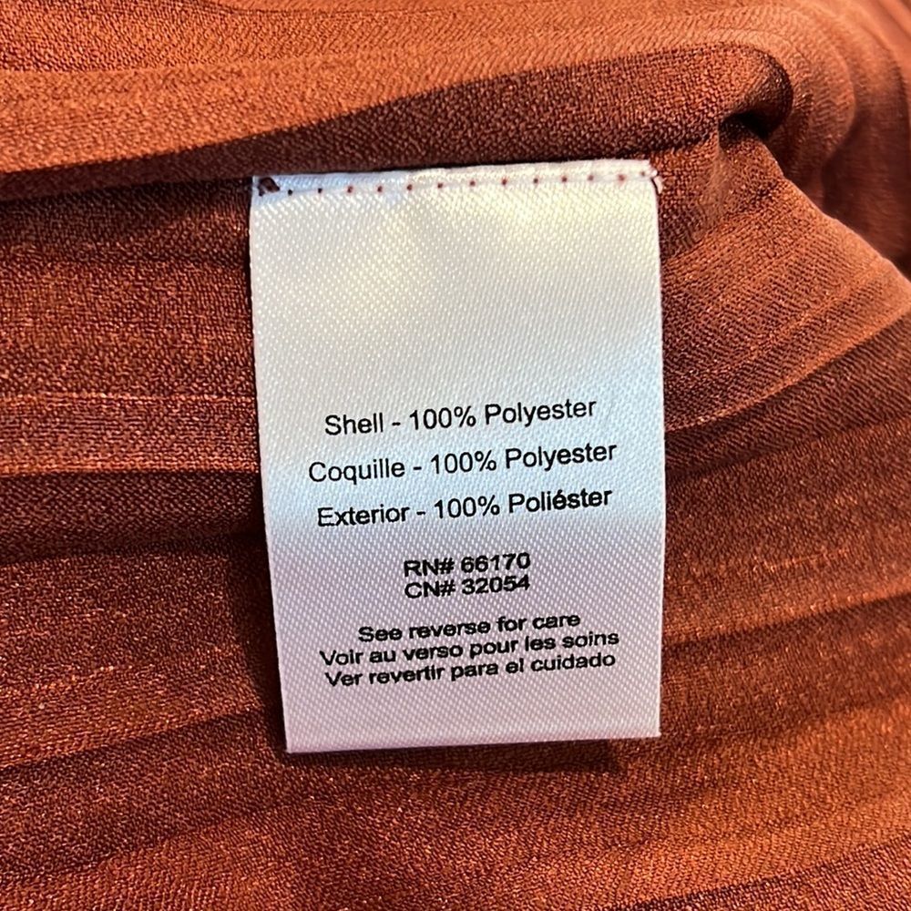 NWT ❤️GUAPA ❤️GORGEOUS❤️ANTHROPOLOGY ❤️One-Shoulder Midi Dress 14P Copper - Picture 13 of 14